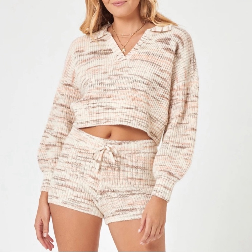 L*Space Layla Sweater Knit Shorts New - Picture 1 of 8